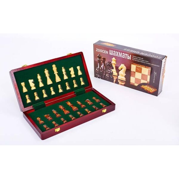 

Шахматы настольная игра деревянные ZOOCEN X3118 (р-р доски 35см x 35см)