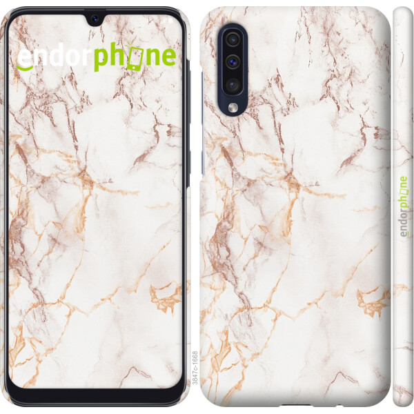 

Чехол на Samsung Galaxy A50 2019 A505F Белый мрамор 3847m-1668, Пластик матовый