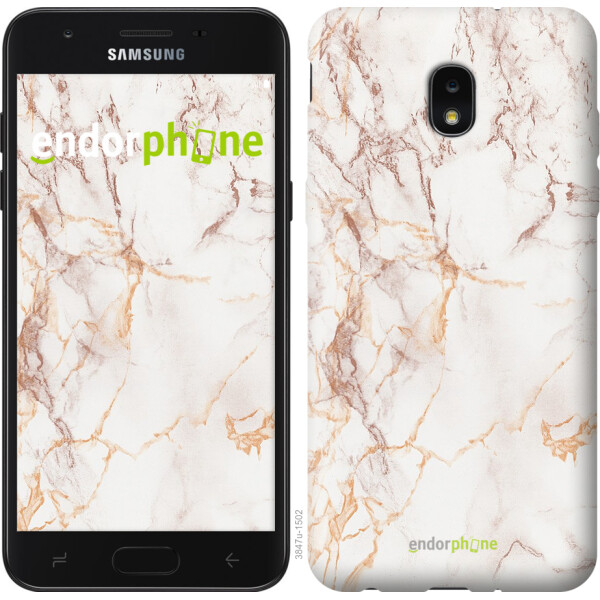 

Чехол на Samsung Galaxy J7 2018 Белый мрамор 3847u-1502, Силикон
