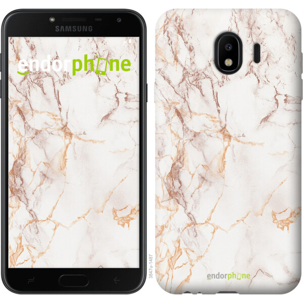 

Чехол на Samsung Galaxy J4 2018 Белый мрамор 3847u-1487