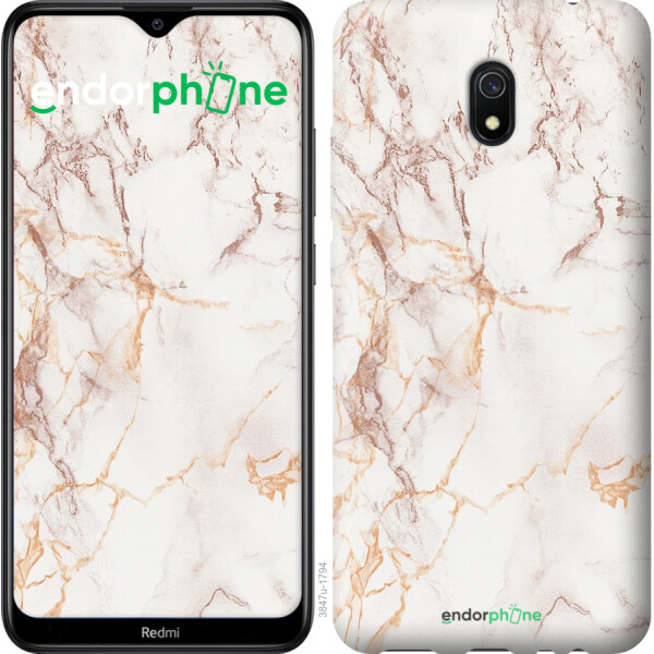 

Чехол на Xiaomi Redmi 8A Белый мрамор 3847u-1794, Силикон