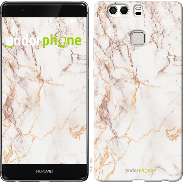 

Чехол на Huawei P9 Plus Белый мрамор 3847u-300, Силикон