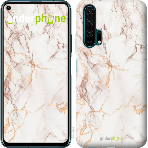 

Чехол на Huawei Honor 20 Pro Белый мрамор 3847u-1702