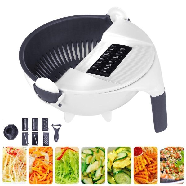 

Мультислайсер (Многофункциональная вращающаяся овощерезка) BASKET VEGETABLE CUTTER (3534)
