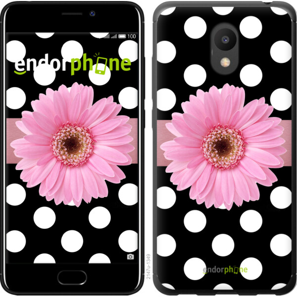 

Чехол на Meizu M6 Горошек 2 2147u-1349, Силикон