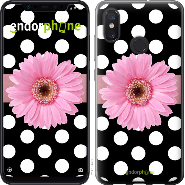 

Чехол на Xiaomi Mi8 Горошек 2 2147u-1499, Силикон