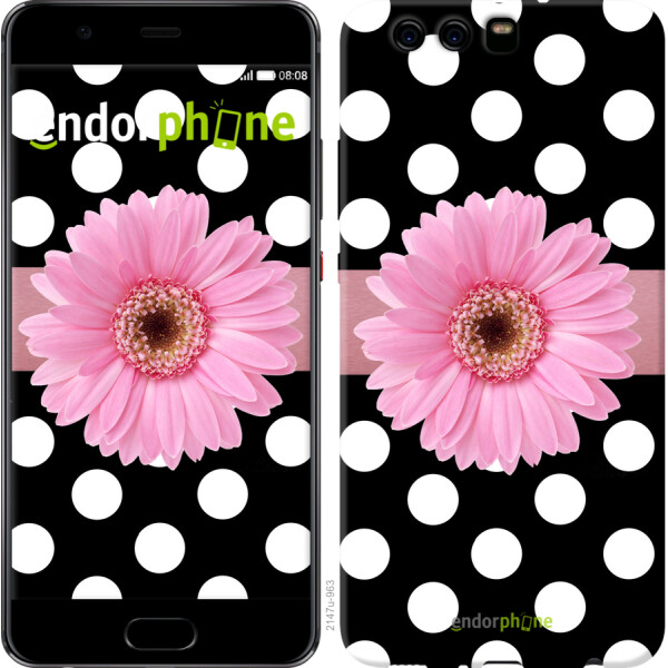 

Чехол на Huawei P10 Plus Горошек 2 2147t-963, 2D пластик