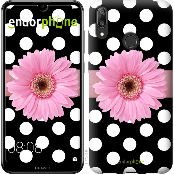 

Чехол на Huawei Y7 2019 Горошек 2 2147u-1638, Силикон
