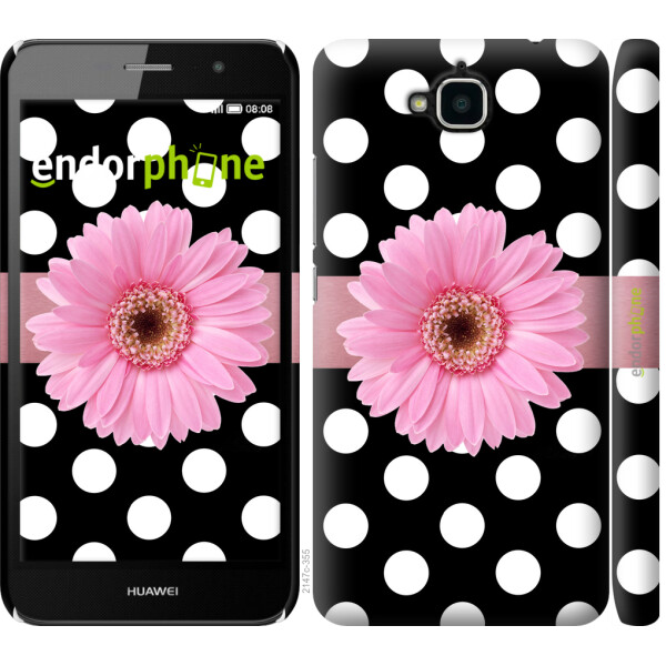 

Чехол на Huawei Y6 Pro Горошек 2 2147m-355, Пластик матовый
