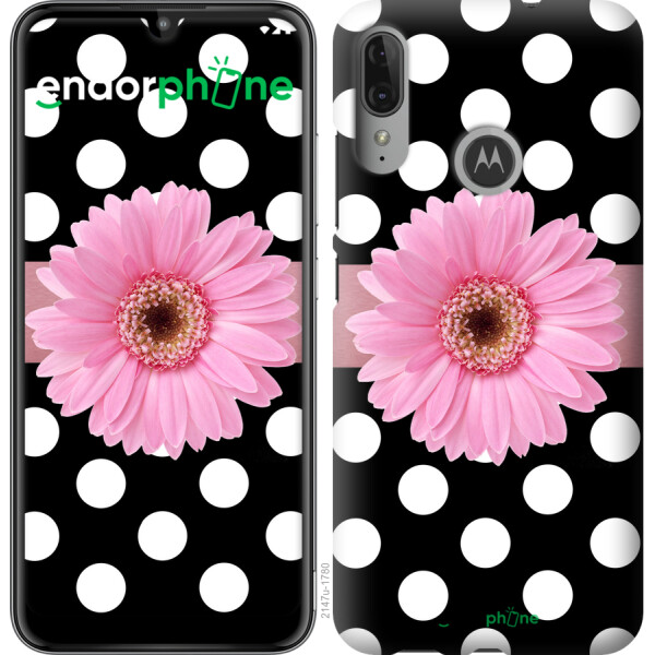 

Чехол на Motorola Moto E6 Plus Горошек 2 2147u-1780, Силикон