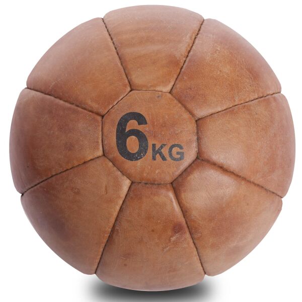 

Мяч медицинский медбол VINTAGE Medicine Ball F-0242-6 6кг (кожа, d-24см)