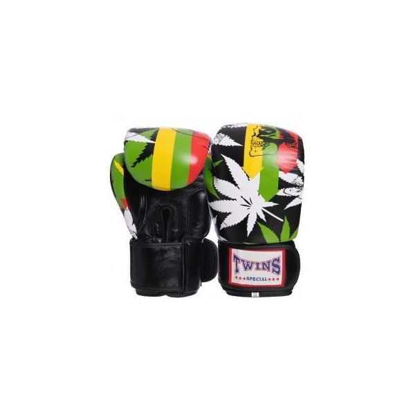 

Перчатки боксерские кожаные на липучке TWN VL-2057 (р-р 10-12oz, зеленый-черный)