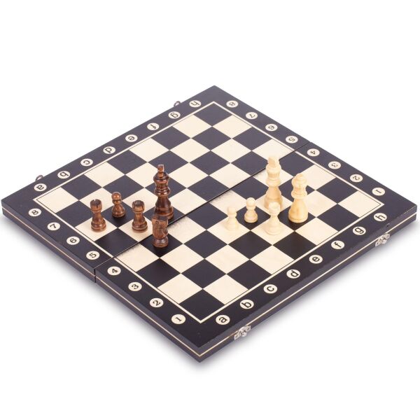 

Шахматы настольная игра деревянные W8015 (р-р доски 39см x 39см)
