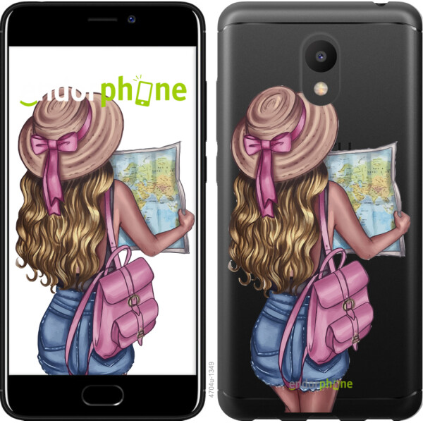 

Чехол на Meizu M6 Девушка с картой 4704u-1349