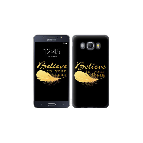 

Чехол на Samsung Galaxy J5 (2016) J510H Верь в свою мечту 3748t-264, 2D пластик