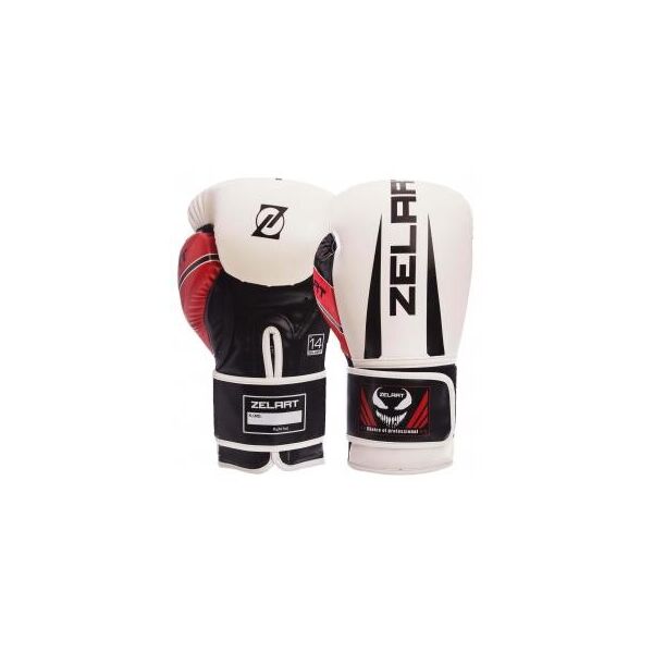 

Перчатки боксерские PU на липучке ZELART BO-1323 (р-р 10-14oz, цвета в ассортименте)
