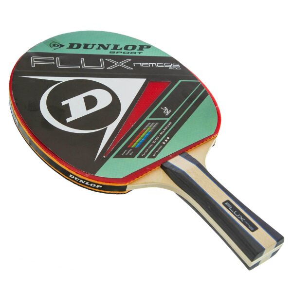 

Ракетка для настольного тенниса 1 штука DUNLOP MT-679204 FLUX NEMESIS (древесина, резина)