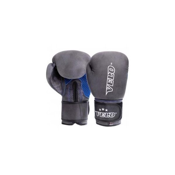 

Перчатки боксерские кожаные на липучке VELO VL-2209 (р-р 10-12oz, цвета в ассортименте)