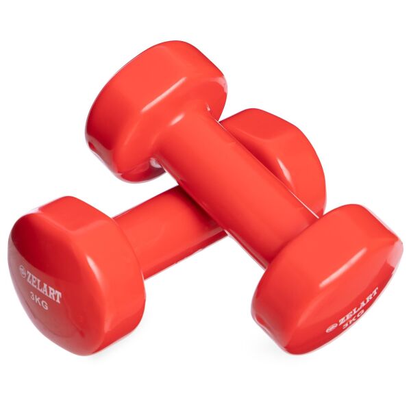 

Гантели для фитнеса с виниловым покрытием Zelart Beauty TA-5225-3 (2x3кг) (2шт, цвета в ассортименте)