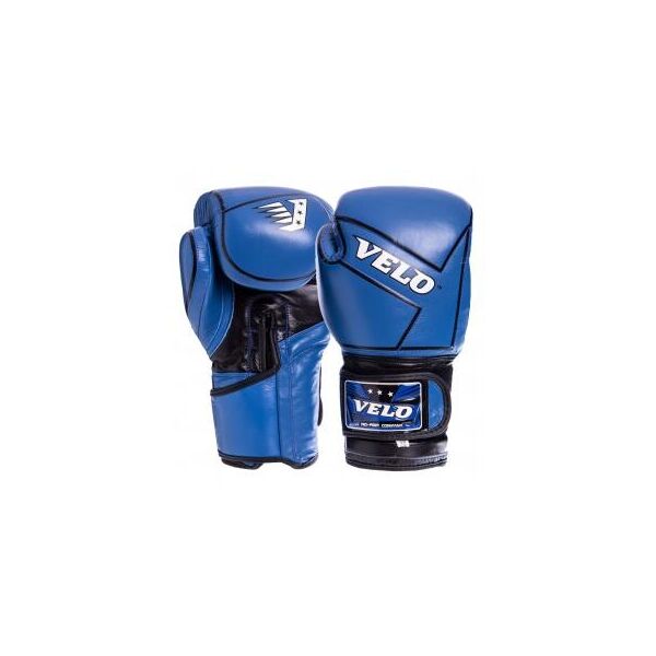 

Перчатки боксерские кожаные на липучке VELO VL-2218 (р-р 10-12oz, цвета в ассортименте)