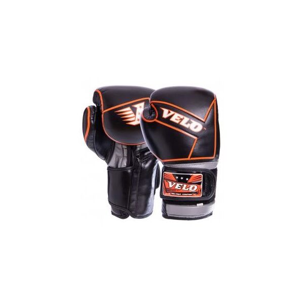 

Перчатки боксерские кожаные на липучке VELO VL-2218 (р-р 10-12oz, цвета в ассортименте)