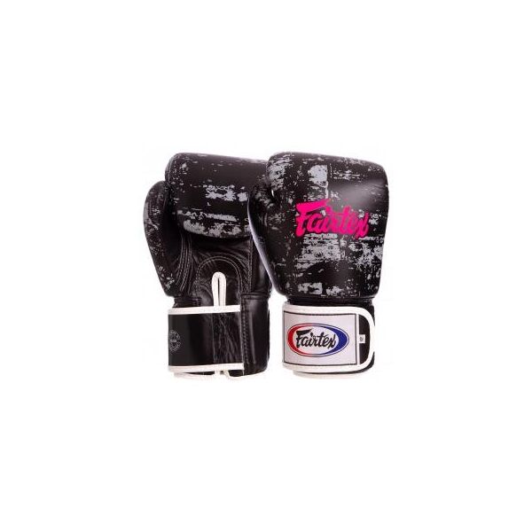 

Перчатки боксерские кожаные на липучке FAIRTEX BGV1-DARKCL DARK CLOUD (р-р 10-16oz, черный)
