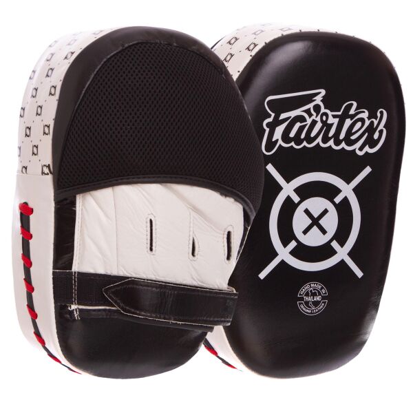 

Лапа Изогнутая (1шт) кожаная FAIRTEX FMV11 (крепление на липучке, р-р 27x19x8см, черный-белый)