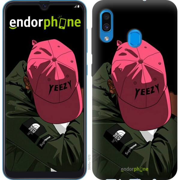 

Чехол на Samsung Galaxy A30 2019 A305F logo de yeezy 3995t-1670, 2D пластик