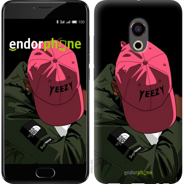 

Чехол на Meizu Pro 6 logo de yeezy 3995u-293, Силикон