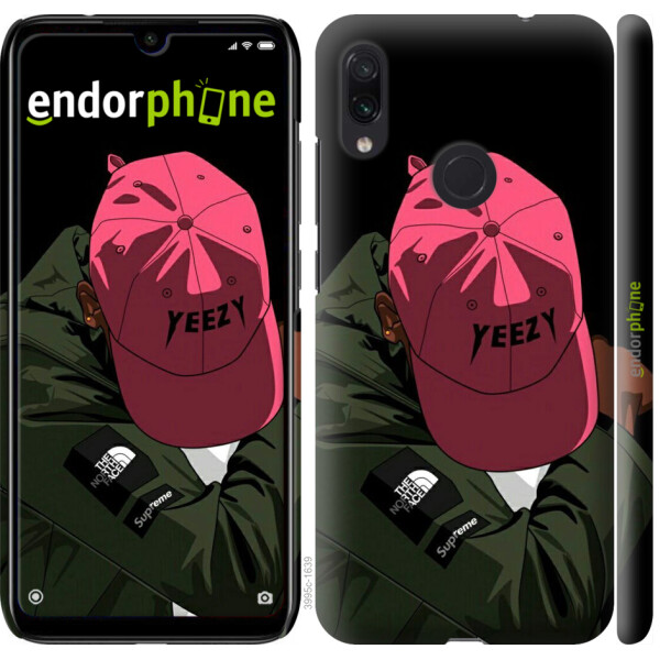 

Чехол на Xiaomi Redmi Note 7 logo de yeezy 3995m-1639, Пластик матовый