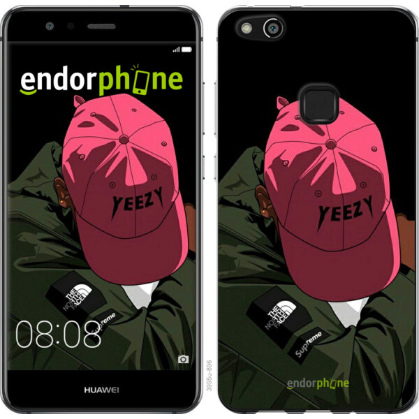 

Чехол на Huawei P10 Lite logo de yeezy 3995u-896, Силикон