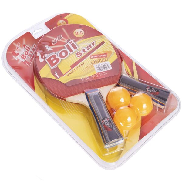 

Набор для настольного тенниса 2 ракетки, 3 мяча Boli prince MT-9007 (древесина, резина, уп. блистер)