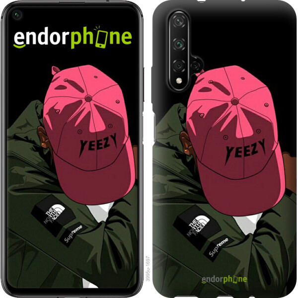 

Чехол на Huawei Honor 20 logo de yeezy 3995u-1697, Силикон