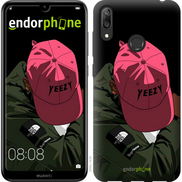 

Чехол на Huawei Y7 2019 logo de yeezy 3995u-1638, Силикон
