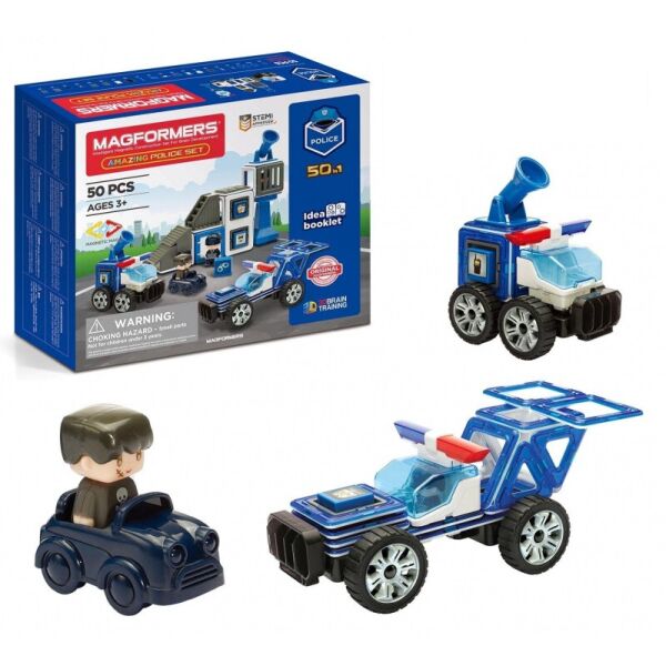 

Магнитный конструктор Magformers Полиция, 50 эл. (717002)