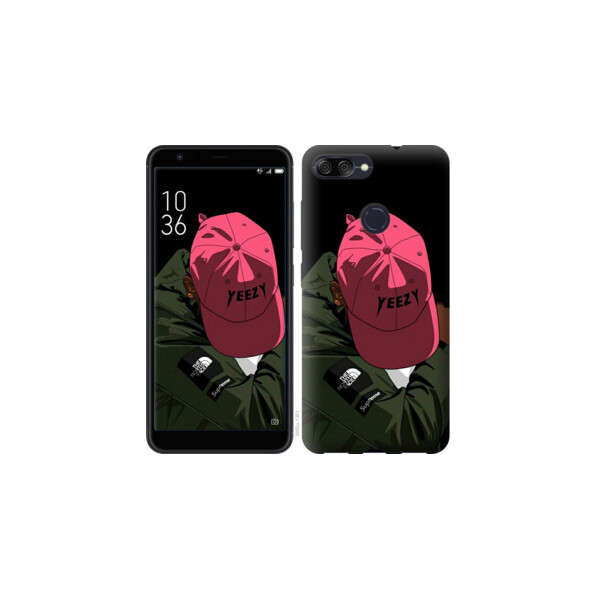 

Чехол на Asus ZenFone Max Plus M1 ZB570TL logo de yeezy 3995u-1361, Силикон