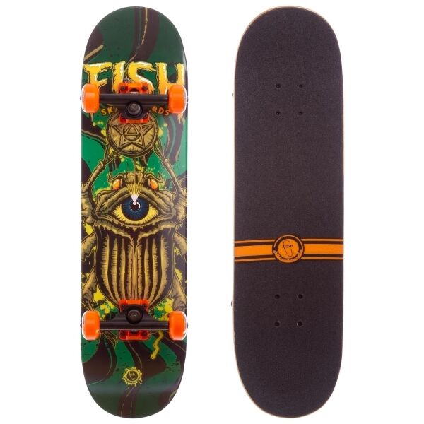 

Скейтборд деревянный в сборе из канадского клена 31in FISH CAPRICORN SK-414 (подвеска в ассортименте)