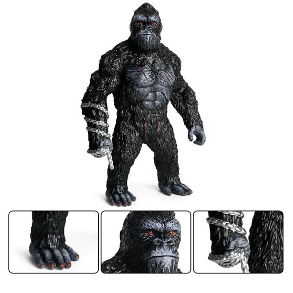 

Фигурка King Kong gray Кинг Конг гигантские коллекционные игрушки 31 см Винил