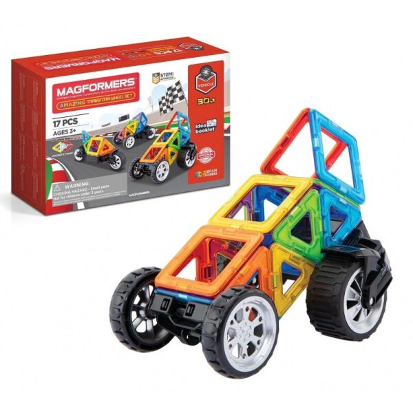 

Магнитный конструктор Magformers Авторалли, 17 эл. (707019)