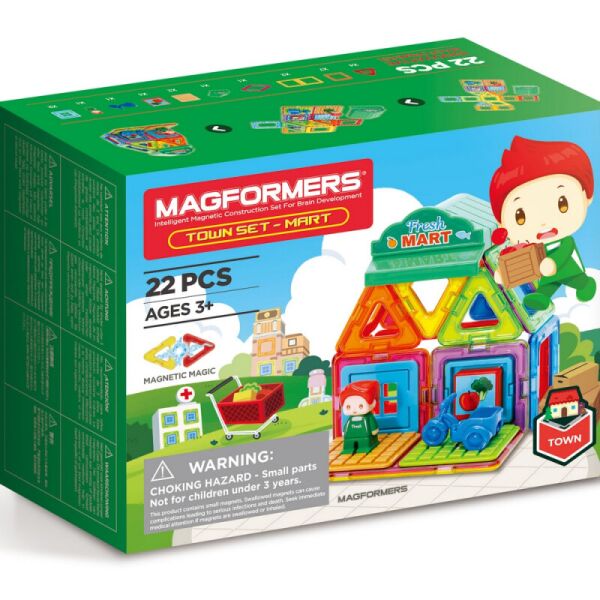 

Магнитный конструктор Magformers Супермаркет, 22 эл. (717007)