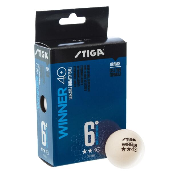 

Набор мячей для настольного тенниса 6 штук STIGA SGA-1111-24 WINNER 2* (ABS, d-40мм, цвета в ассортименте)