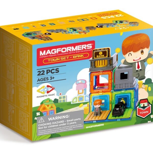

Магнитный конструктор Magformers Банк, 22 эл. (717009)