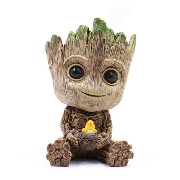 

Стражи ребенка Groot ручка держатель фигурки героев цветочный горшок для аниме коллекция галактик 11 см