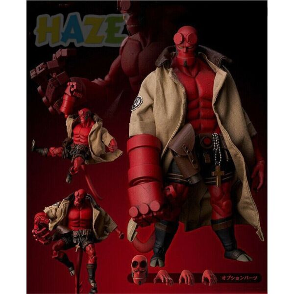 

Экшн фигурка Hellboy 18 см ПВХ коллекционная ткань Подвижная фигурка Хеллбой Hellboy