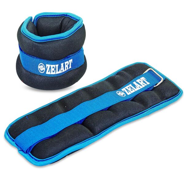 

Утяжелители-манжеты для рук и ног Zelart FI-2502-2 (2 x 1кг) (нейлон,метал.шарики, цвета в ассортименте)