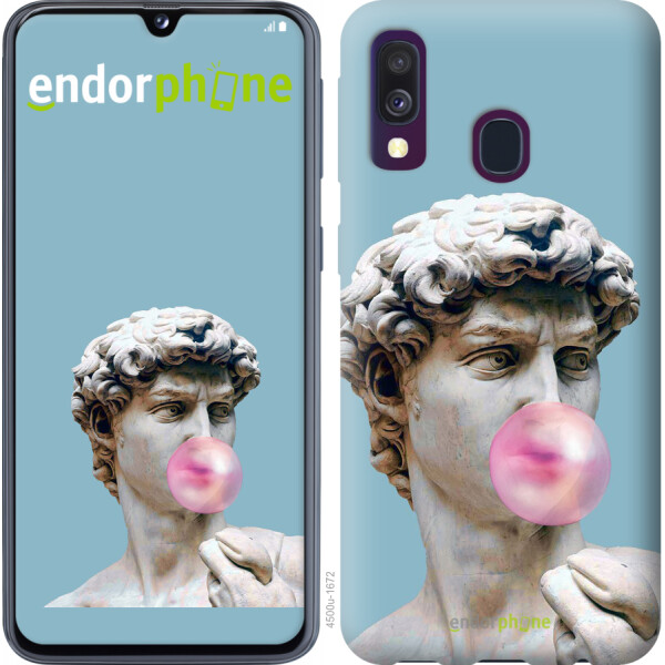 

Чехол на Samsung Galaxy A40 2019 A405F Микеланджело 4500t-1672, 2D пластик