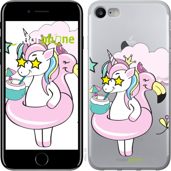 

Чехол на iPhone 7 Crown Unicorn 4660t-336, 2D пластик