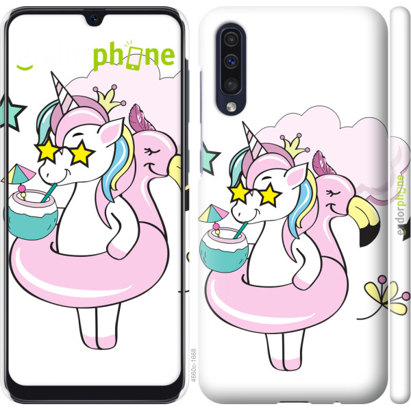 

Чехол на Samsung Galaxy A50 2019 A505F Crown Unicorn 4660m-1668, Пластик матовый