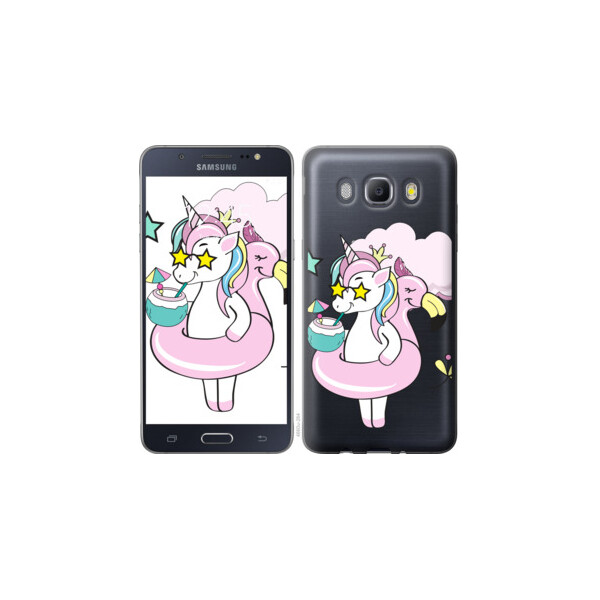 

Чехол на Samsung Galaxy J5 (2016) J510H Crown Unicorn 4660m-264, Пластик матовый