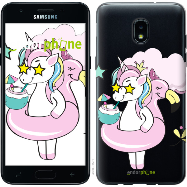 

Чехол на Samsung Galaxy J3 2018 Crown Unicorn 4660u-1501, Силикон